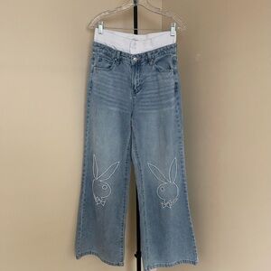 PLAYBOY Tuxedo Iconic Bunny Blue Jeans